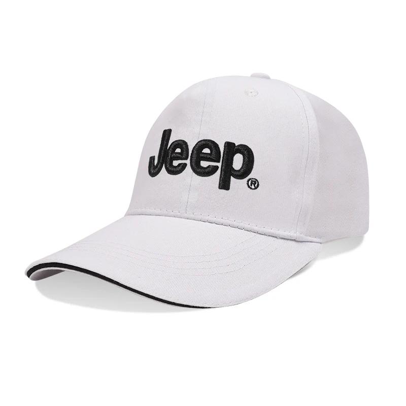 Para Jeep 1 Pieza Para Jeep Emblema de Coche Bordado Gorra de Béisbol Snapback Primavera y Otoño Exterior Transpirable Ajustable Gorra Casual