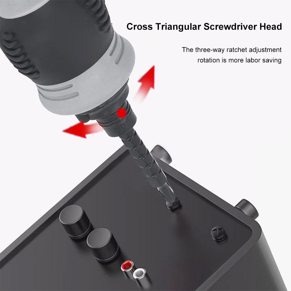 Mini Portable Screwdriver Set 26 In 1 Ratchet Screwdriver Set Magnetic Dual-purpose Batch Head Telescopic Screwdriver