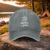 pc Casual Versatile Best Grandpa Letter Print Washed Baseball Cap Suitable for Golf Leisure Wear And Outdoor Activities Golf A
