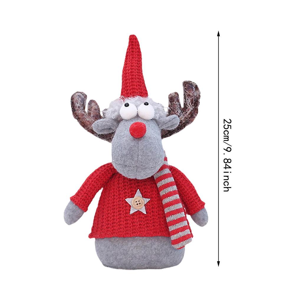 Christmas Doll Decoration Table Top Christmas Decor for Store Bedroom Window