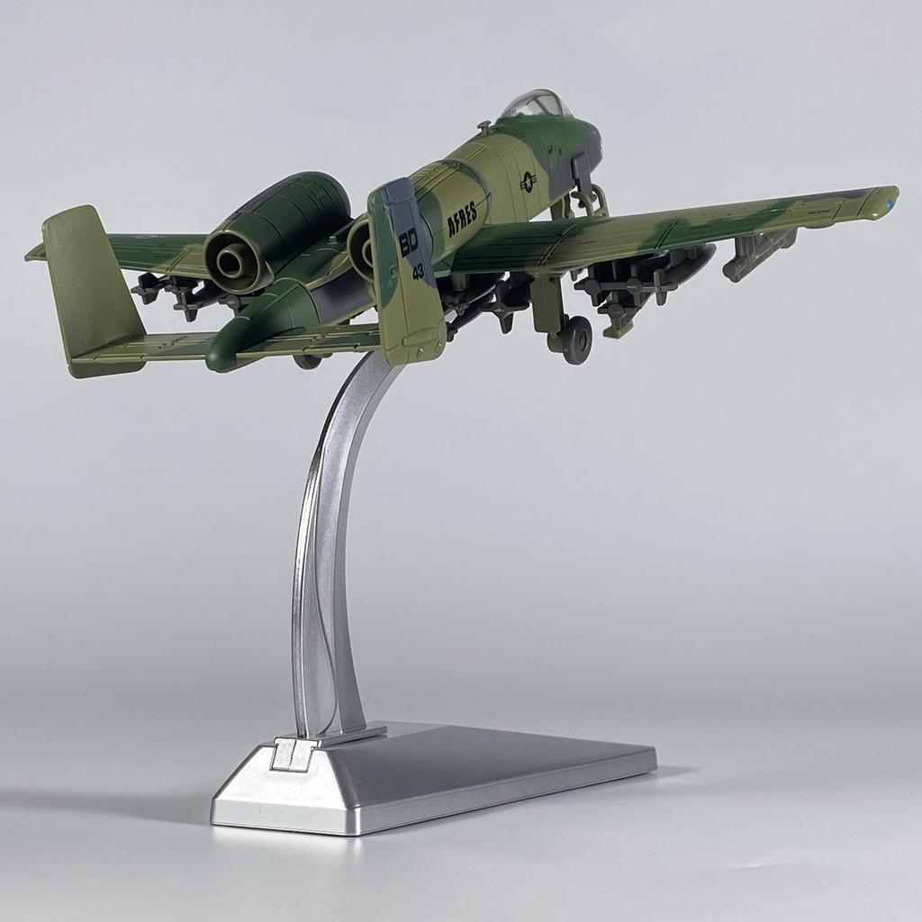 1:72 Thunderbolt II A-10 Warthog Hog Lega Fuso A Pressione Aereo da Combattimento Modello in Metallo Decorazioni per la Casa Ornamenti Regali Squisiti Per Ragazzi
