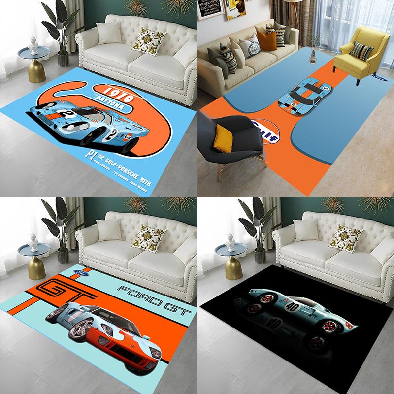 G-Gulf Motorcycle Carpet Garage Mat Decor Carpet For Living Room Sofa Bedroom Area Rugs Kitchen Washroom Anti-slip Carpet