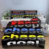 Bold motivational text pattern. Bedding sets Duvet cover sets Duvet covers Pillowcases(1* Duvet Cover 2* Pillowcases without duvet insert)