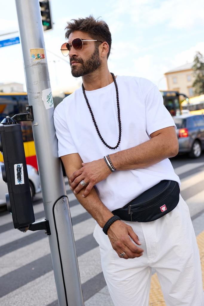 Sports Waist Bag with a Patriotic Emblem