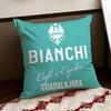 Luxury BBianchi Logo Cushion Cover Reversible Soft Durable Pillow Cover Home  Car MultiScene Use for Daily Comfort