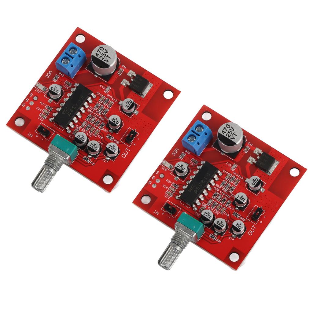 2-teiliges Mikrofon-Reverb-Board ohne Vorverstärker, Verstärkerfunktion, DC6-15V Reverberation Board-Mod