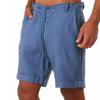 Short Cargo en lin pour hommes, mode d'été, coton, plage, court, loisirs sauvages, ample, solide, sweat-shirt