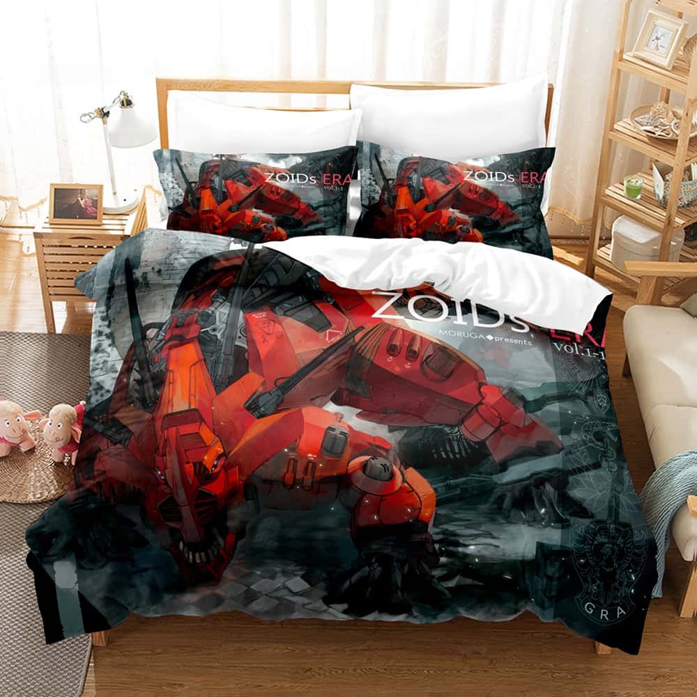 3d Print Anime Zoids: Chaotic Century Bedding Set Single Twin Full Queen King Size Bed Set Adult Kid Bedroom Duvet Cover Sets