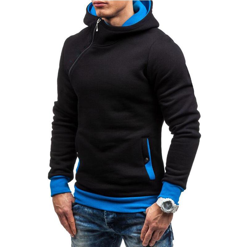 Arrival Design Sportswear Men Sweatshirt Male Side Zipper Hooded Hoodies Printed Pullover Hoody