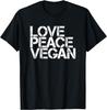 Love Peace Vegan - Vegan Clothing by The Dharma Store T-Shirt