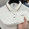 Nuova Polo da Taschino Originale per Outfit Estivo da Papà Maglietta a Maniche Corte da Uomo Casual con Colletto Business a Mezza Manica Uomo