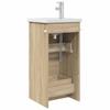 Bathroom Cabinet with Sink Sonoma Oak