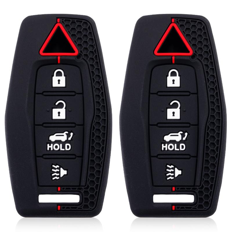 Auto Shell Fob Holder For Mitsubishi Outlander    Silicone Car Key Cover Case Keyless Protector Accessories