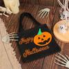 2 pcs Halloween pumpkin tote bag, Halloween children's candy bags