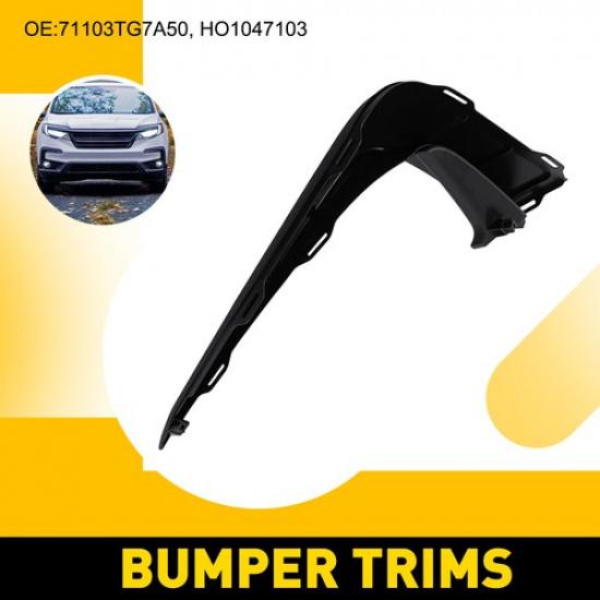 Front Left+Right Upper Lower Molding Trim Bumper Cover For Honda Pilot -