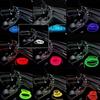 Car Led RGB Ambient Light Strip 1/3/5M Control USB Fiber Optic Neon Lamp Auto Interior Led Decoration Lights