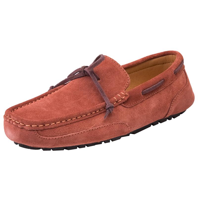 Mokasyny męskie Mokasyny z zamszu Płaskie buty męskie Buty codzienne Męskie mokasyny Męskie buty do jazdy Włoskie luksusowe buty żeglarskie Czapki