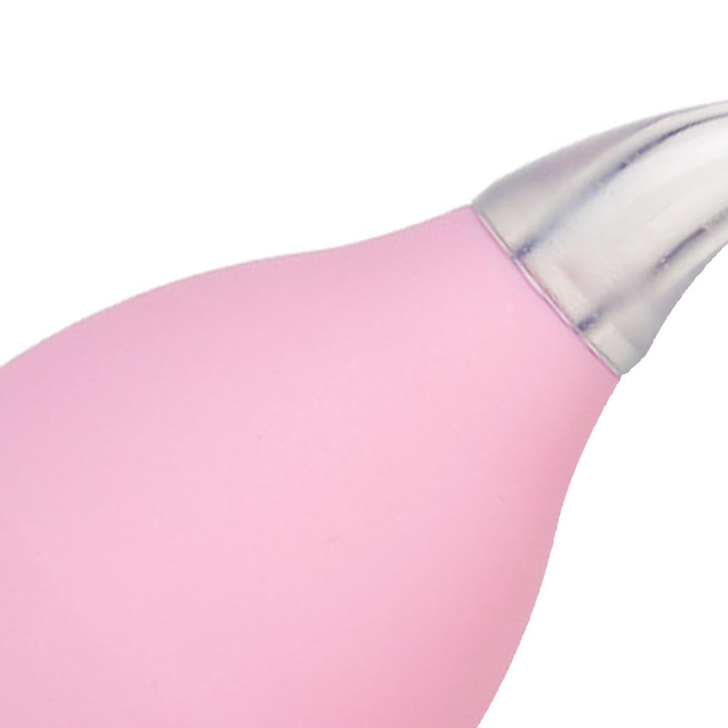 Baby Nasal Aspirator Drop Shaped Nasal Cleaner PVC Manual Squeeze Medical Silicone Head Nose Cleansing Sucker for