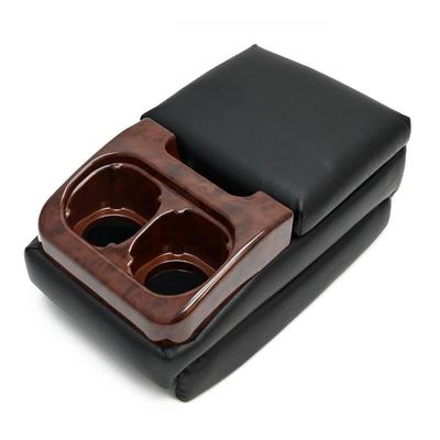 BRAKE Land Cruiser 70 60 78 Kompatibel Mittelkonsolenbox Mittelarmlehne Getränkehalter Armlehnen-Konsolenbox PVC-Leder Schwarz
