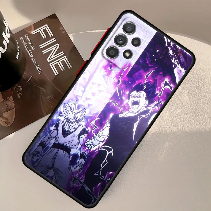 Case for Samsung Galaxy A14 A15 A16 A12 A05 A30 A70 Note 20 Ultra 10+ 9 8 A13 A50 A06 Back Phone Cover Dragon Ball Goku Vegeta