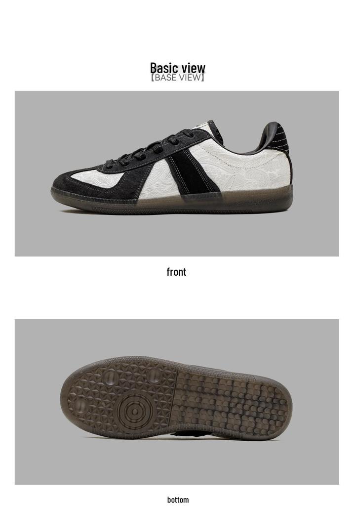 Maden Silk Men's Retro-Style Casual Low-Top Sneakers