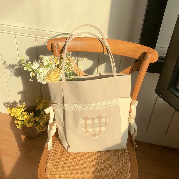 A letter bag_beige