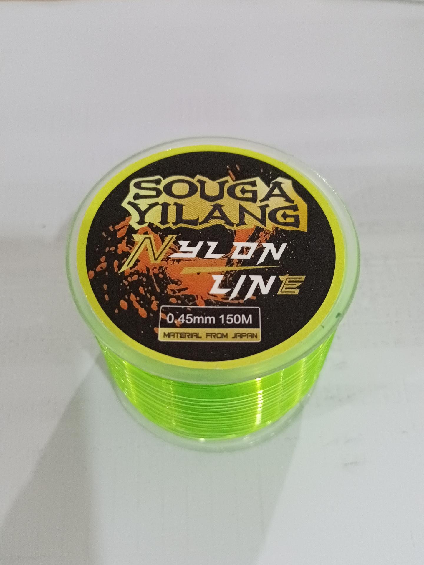 SOUGAYILANG 150 м нейлоновая леска для ловли карпа, фторуглеродная леска, леска для ловли нахлыстом 150M&0.45MM зелёный