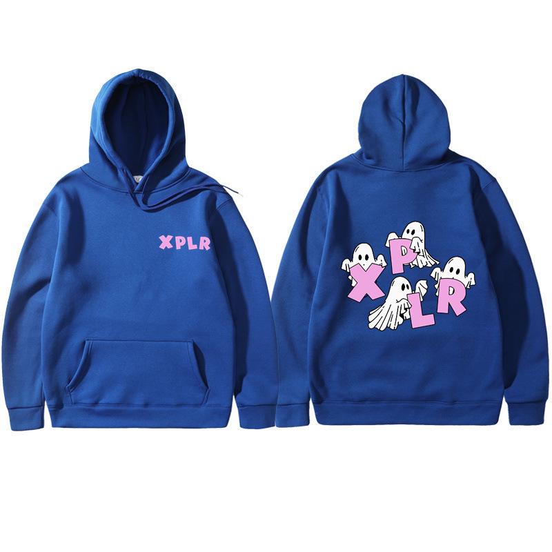 Sam and Colby XPLR Retro Ghost Hoodie - Unisex