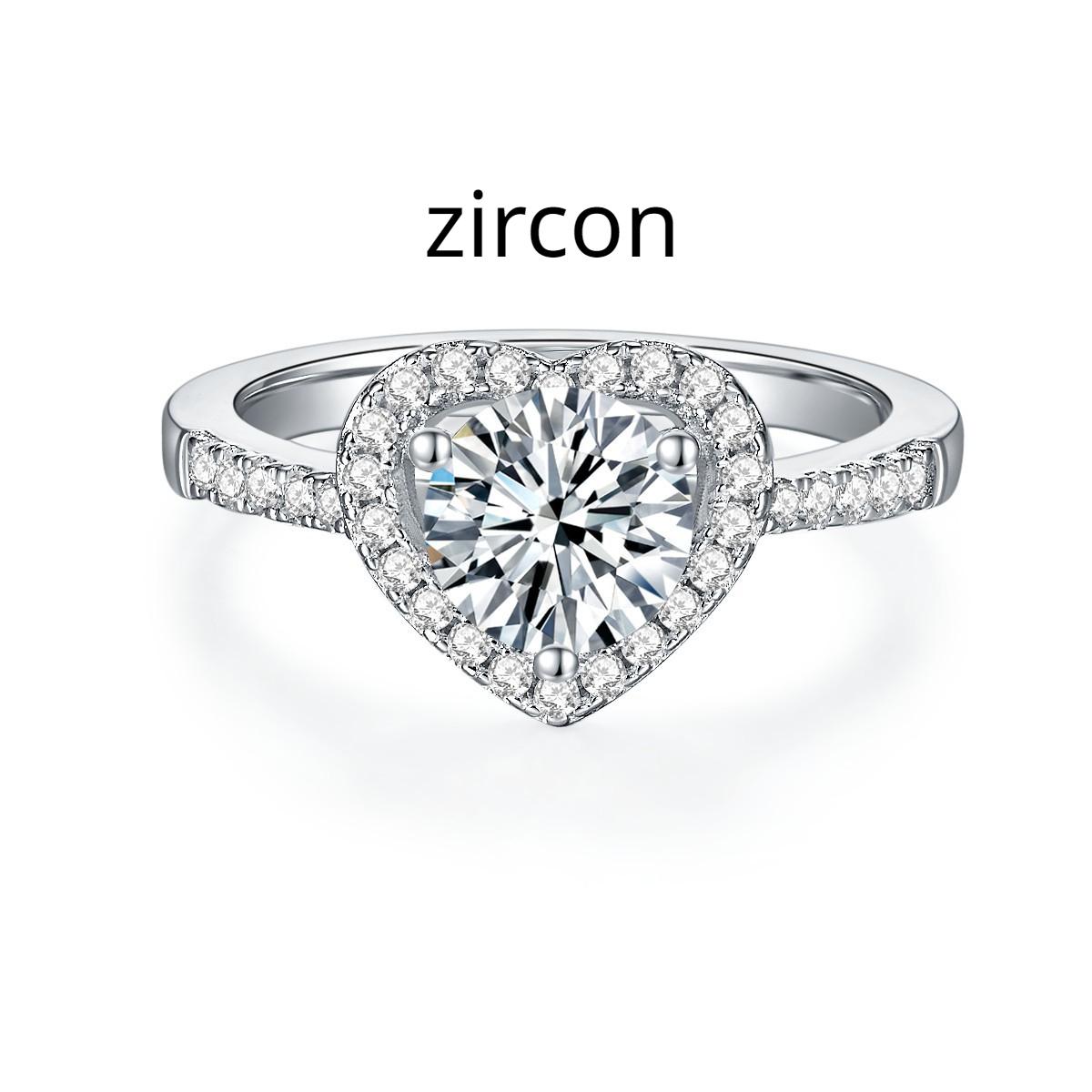 

Кольцо с муассанитом в форме сердца, полое кольцо из стерлингового серебра 925 пробы, женское кольцо с бриллиантом 1 карат, обручальное кольцо, предложение, кольцо с бриллиантом, подарок для подруги 20