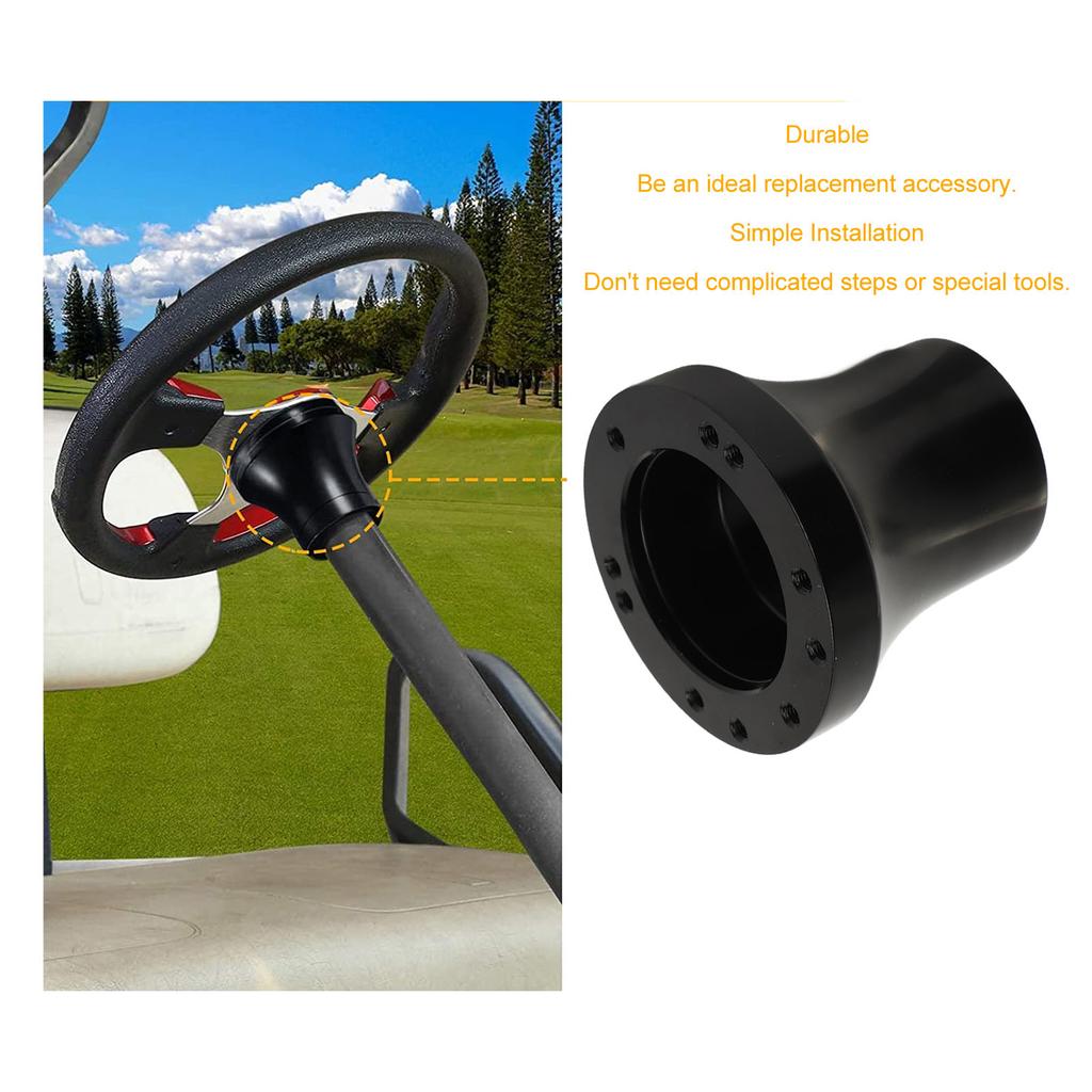 Cart Steering Wheel Adapter 5 Holes Or 6 Holes Adapter Conversion Replacement For E‑Z‑GO TXT RXV PDS DCS