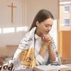 I Am A Child of God Christmas Faith Gift for Christian Women, Jesus Gift for Woman Bible Verse Throw and Blanket for Godmother