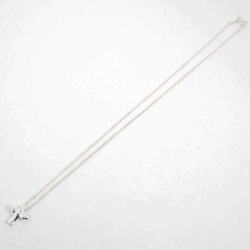 [Używany] TIFFANY 925 Naszyjnik z zawieszką w kształcie ptaka j52-5