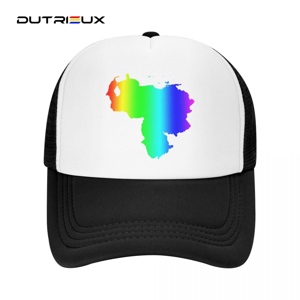 

Venezuela Map Fashion Brand Baseball Cap Breathable Unisex Women Summer Mesh Htas Caps