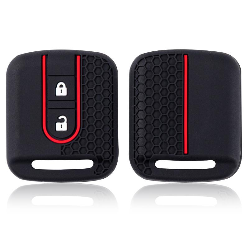 Car Key Silicone Case Fob Rubber Cover For Nissan Micra K12 Note Navara Qashqai J10 Primera Almera Sunny X-Trail