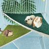 Soft Plush Triangle Pet Hammock Hanging Cage Bed for Parrots Hamsters Ferrets Small Animals Swing Perch Cage Accessory