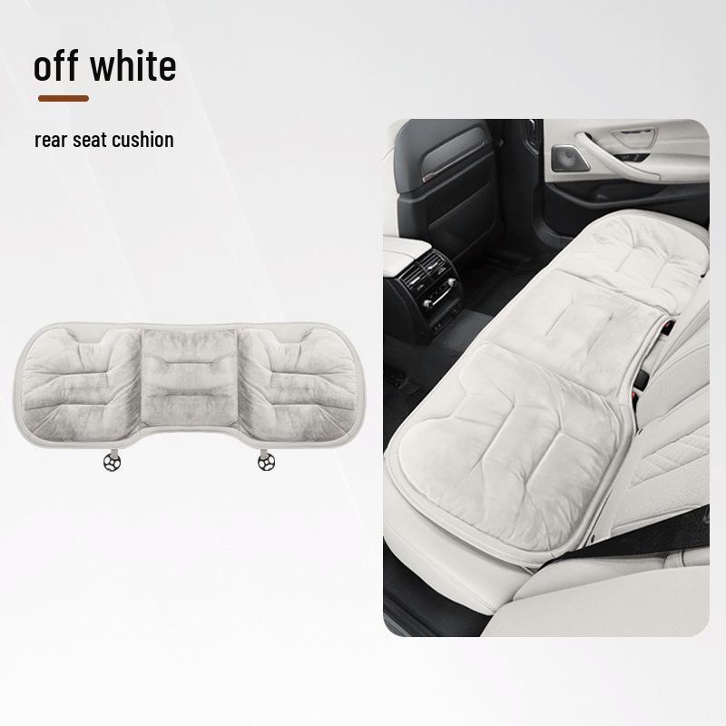 Winter Flannel Car Seat Cushions - Thick, Warm, Front & Rear Options