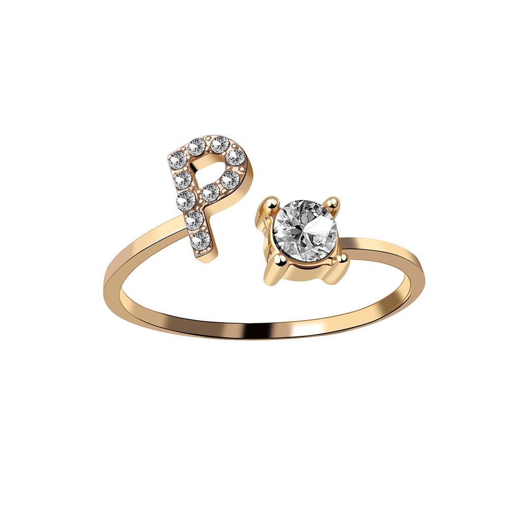 Korean-Style Adjustable Ladies' Diamond Ring