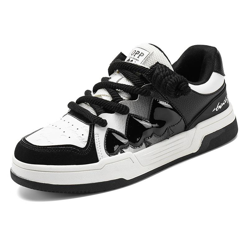Panda shoes spades niche autumn and winter new high-end casual white sports breadboard shoes