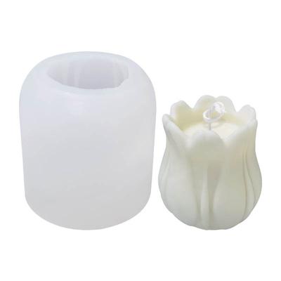 Übergroße 3D Tulpenblume Silikonform DIY Aromatherapie Kerze Gips Seife Hand Fondant Kuchen Backform Heimdekoration Handwerk