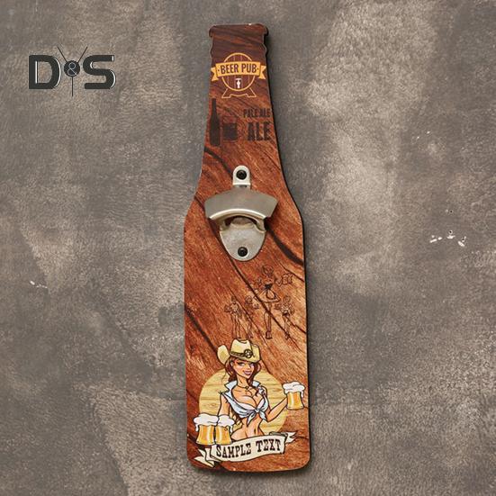 Pas Yok Duvar Şişe Açacağı Aşınmaya dayanıklı Çekici Restoran Duvar Şişe Açacağı