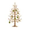 Lovi Nordic Christmas with 8 17cm Mini Ball Ornaments X Light Assembly-Ready Momi-no-ki Tree, 25cm, (Natural Green)