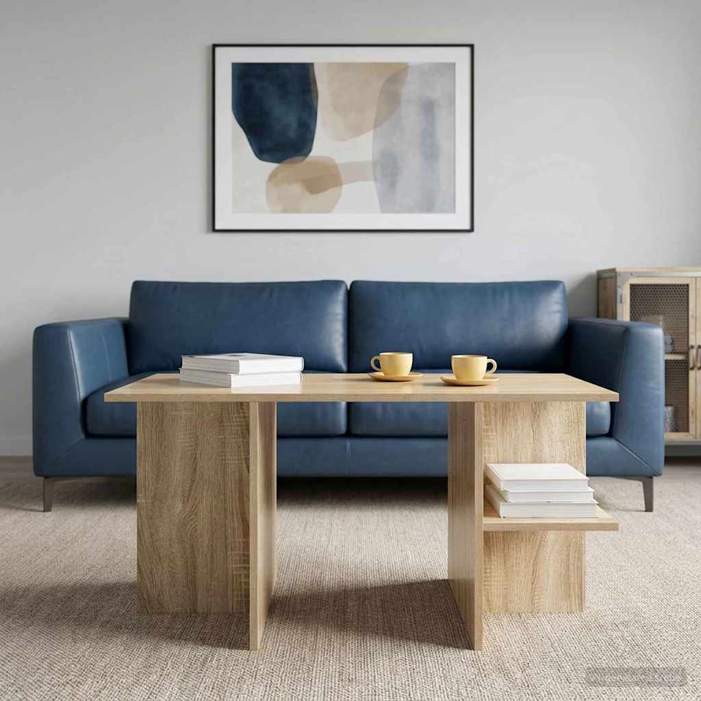 Coffee Table Sonoma Oak 87 X 50 X 45 Cm Particleboard