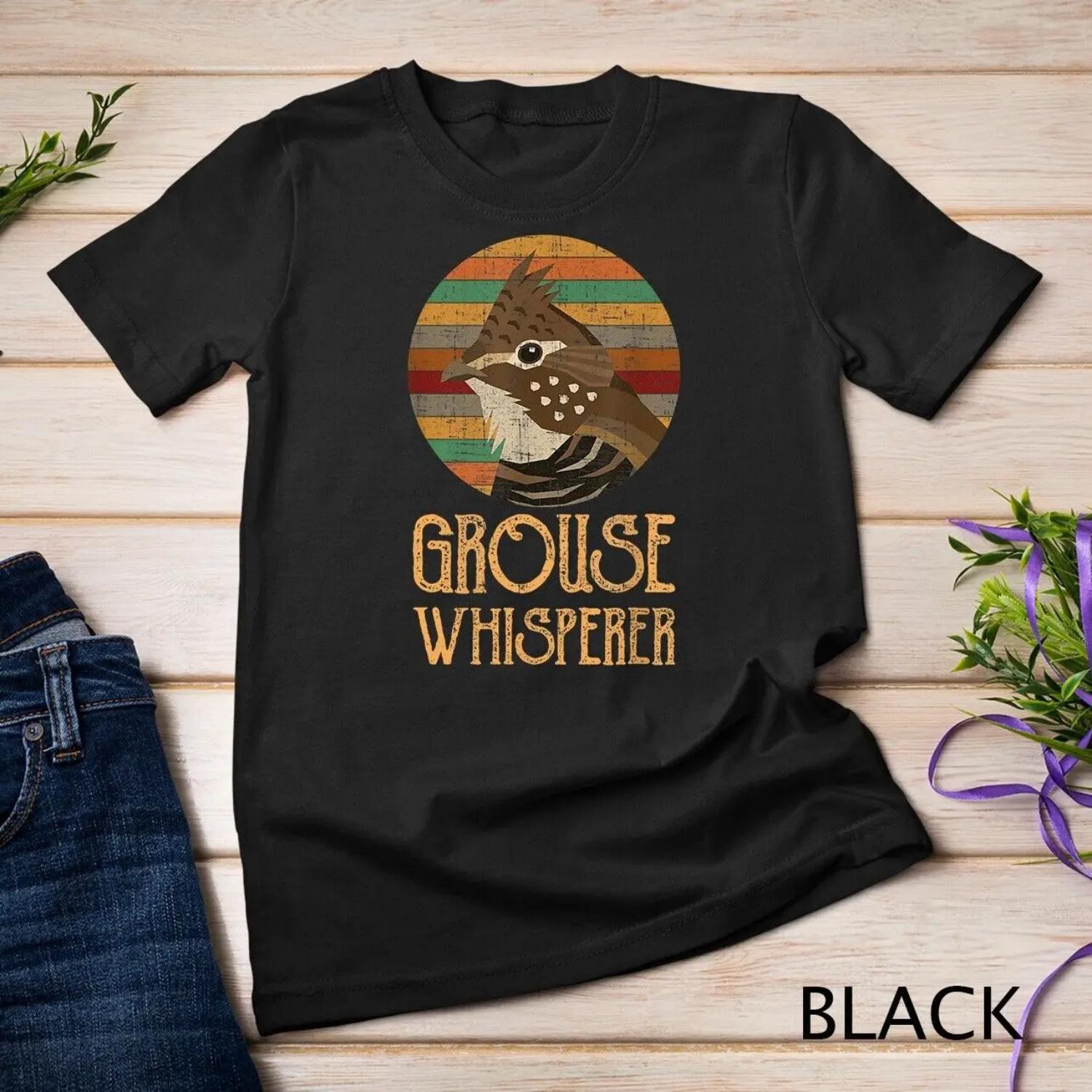 grouse whisperer bird hunting T shirt S чёрный