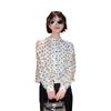 Women's 2025 Spring French Polka Dot Short Jacket-Shirt