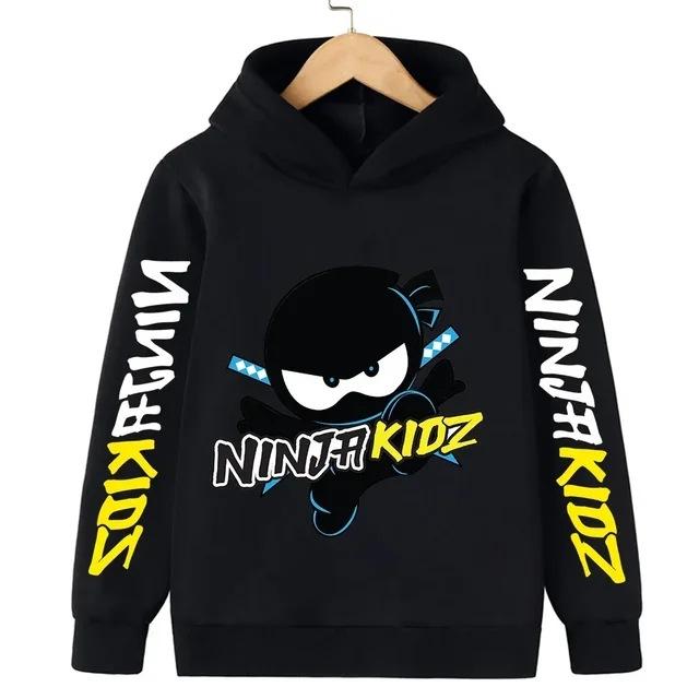 Autumn Children's Clothing Ninja Printed Cartoon Children's Hooded Sweatshirt of High Quality Boys/Girls Pullovers