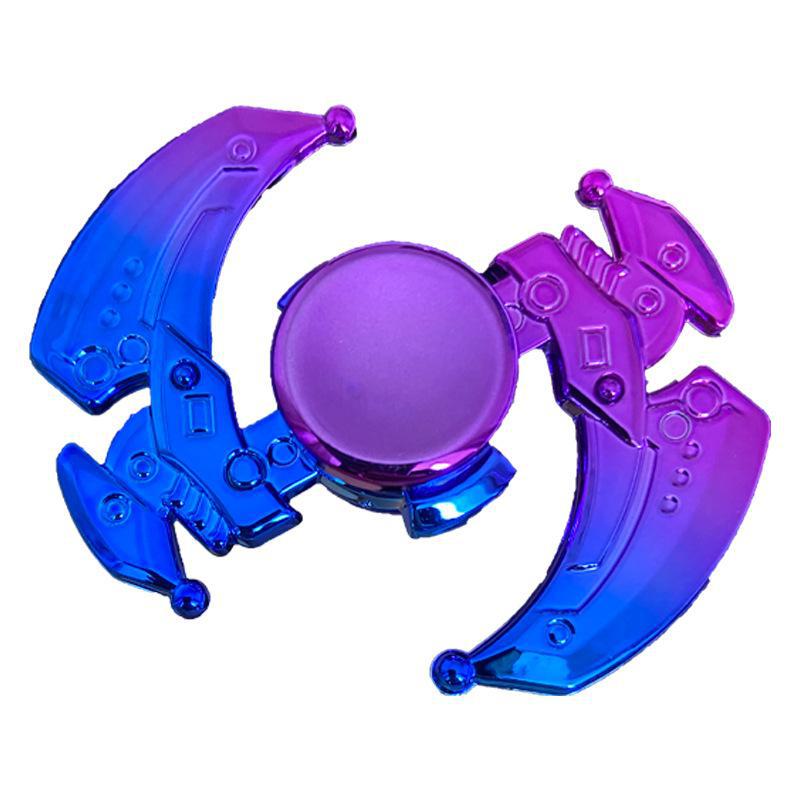 Limited Edition Colorful Gold-Plated Plastic Finger Gyroscope for Children