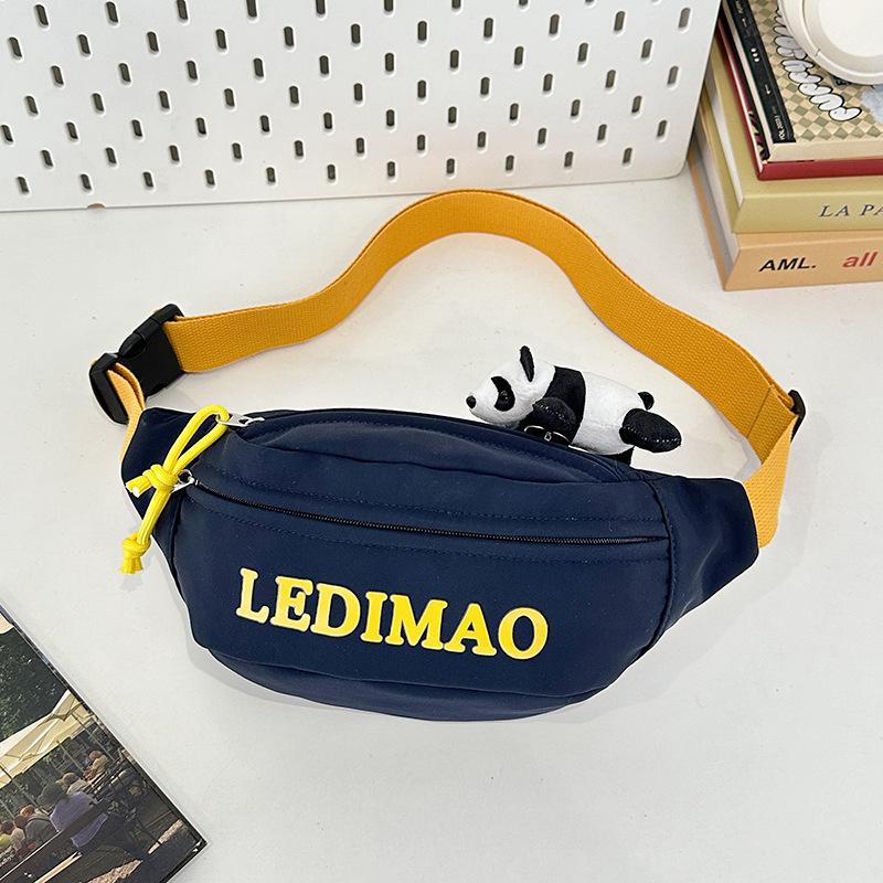 Breast bag female ins style Japanese fashion simple letter shoulder bag male satchel versatile casual student messenger bag tide