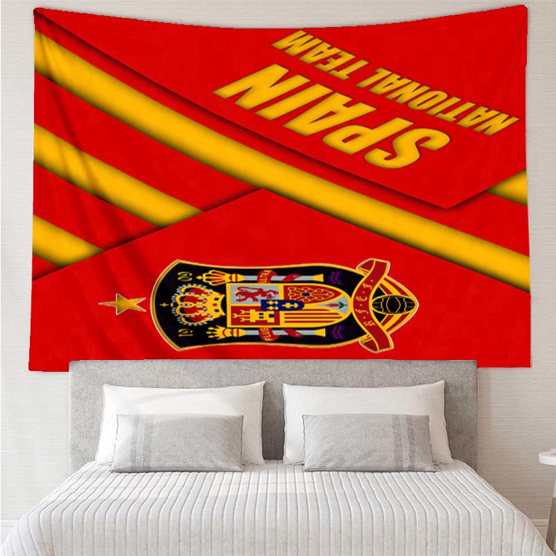 Spain National Football Team Tapestry Hanging for Bedroom,Livingroom, Playroom,Decor Art Room Wall Tapestry Holiday and Birthday Gifts