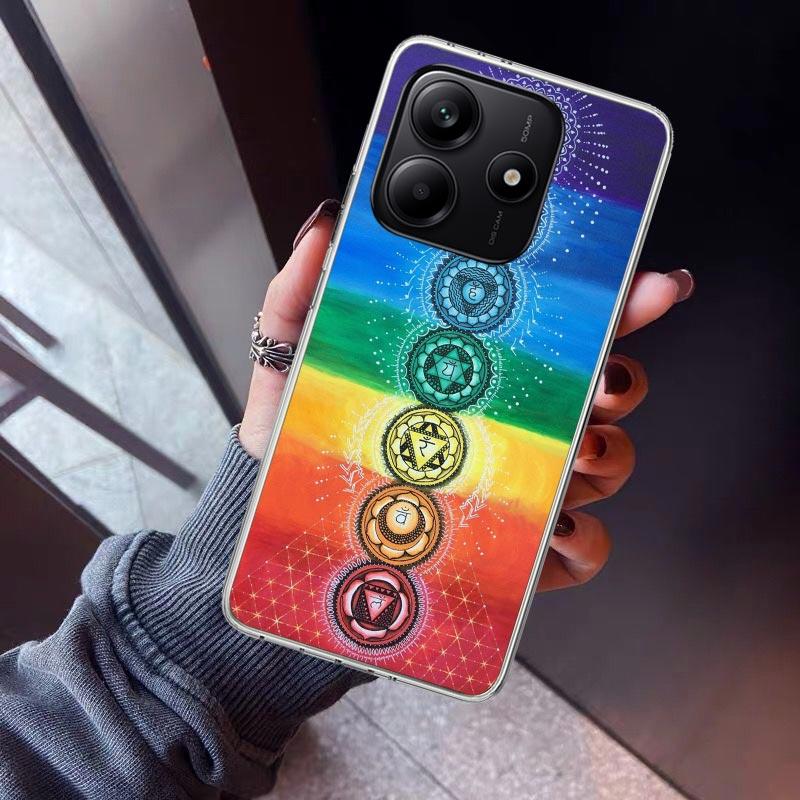 Yoga Chakra Spiritual Energy Universe Phone Case For Xiaomi Redmi Note 15 14 14S 13 12S 12 Pro Plus 11S 11 10S 10 4G Cover 11E 1