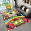 Cute S-SpongeBob Cartoon Non-Slip Area Rug for Living Room,Bedroom,Playroom,Soft Carpet Floor Mat Home Decor Rug Kids Room Gift